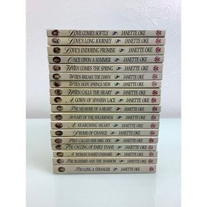 Janette Oke PB books lot of 18 Christian Roma e Fiction Novels EUC